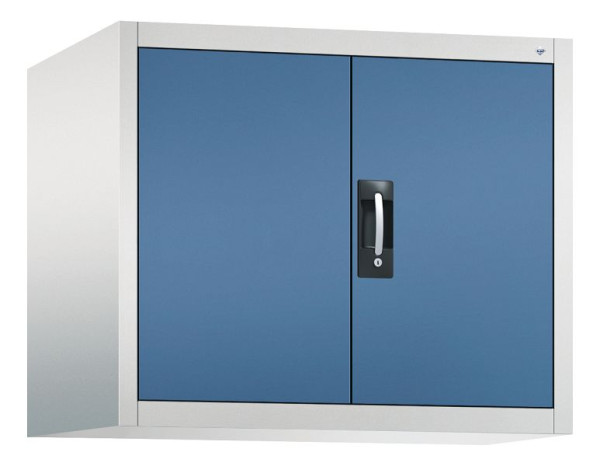 C+P bovenkast Acurado, H790xW930xD600mm, kleur: lichtgrijs / verre blauw, verzonken handgreep, 9295-009 S10006