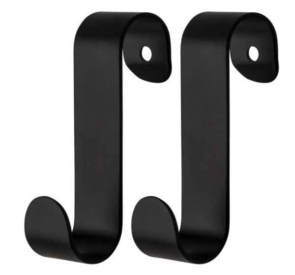 TVS haak K 19, zwart, VE: 2 stuks, K19SO
