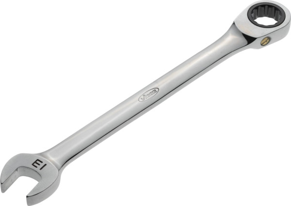 VIGOR ratel-steeksleutel, lang, extern zeskantprofiel, extern dubbel zeskantprofiel, 13 mm, V1023