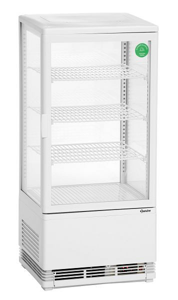 Bartscher mini-koelvitrine 78 l, wit, 700578G