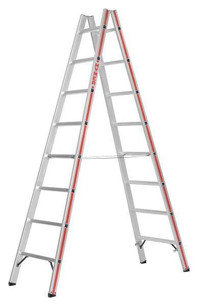 HYMER-sportladder, van beide zijden toegankelijk, 2x8 sporten, lengte 2,40 m, 602316