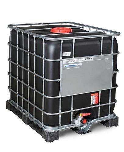 DENIOS Recobulk IBC Gefahrgut-Container, UV, PE, 1000 l, Öffnung NW225, Auslauf NW50, 266204