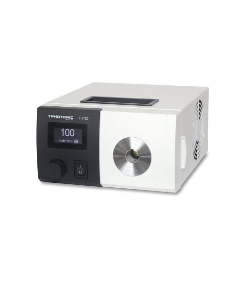 PHOTONIC LED Lichtquelle F5100, fernsteuerbar, 100-240V Tischnetzteil, ohne Netzkabel, 10140
