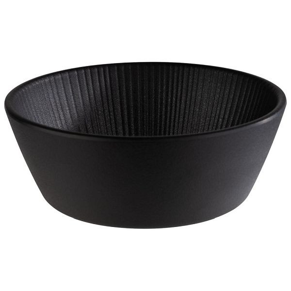APS schaal -NERO- in zwart, Ø 15,5 cm, hoogte: 5,5 cm, 0,45 liter, 85272