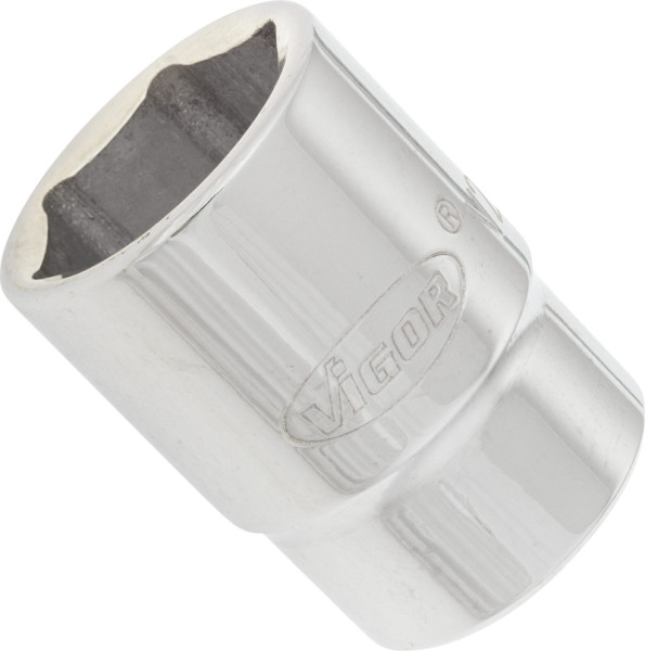 VIGOR dopsleutelinzet, hol vierkant 20 mm (3/4 inch), buitenzeskantprofiel, 28 mm, V2256N