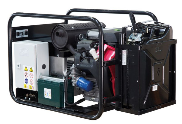 ELMAG stroomgenerator SEB 12000/WE, met HONDA motor GX690+ wisseltank en elektrische start, 53116