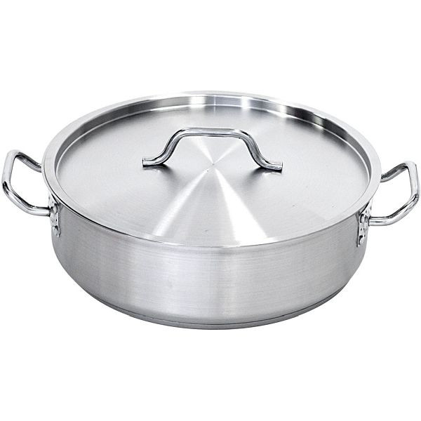 Stalgast braadpan met deksel, Ø 360 mm, hoogte 110 mm, 11,2 liter, KG0104360