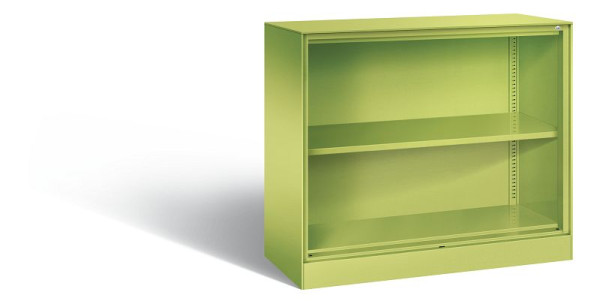 C+P bureauplank Asisto, H915xB1000xD435mm, kleur: virid green, 2 niveaus, 140052-000 S10045