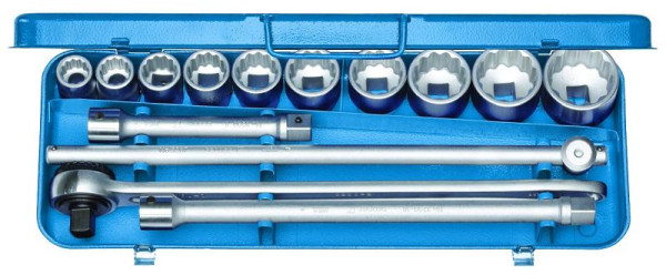 GEDORE dopsleutelset 3/4", 14-delig, omschakelbare ratel, 6280690