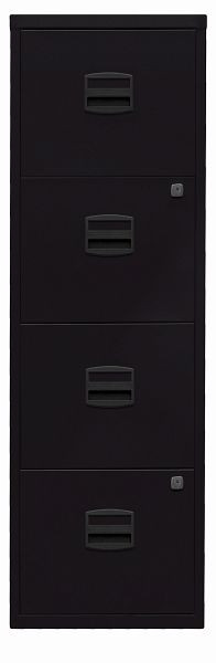 Bisley hangmapkast PFA, 4 HR laden, zwart, PFA4F633