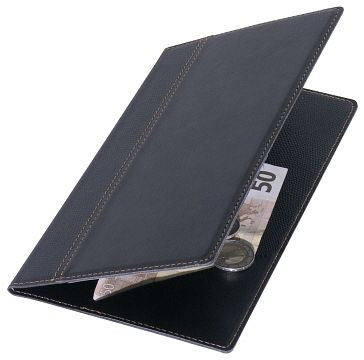Contacto facturenmap 23 x 13 cm met naden, zonder stalen hoeken, 5834/230