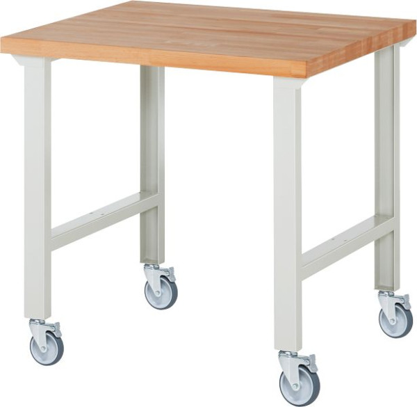 RAU verrijdbare werkbank 7000-1, 1000x900x1000mm, 4 zwenkwielen, 05-7000-1-109B4S4.12