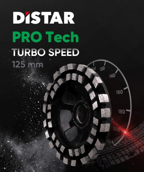Distar komwiel DGS-S 125x22.23 PRO Tech, 99568442027
