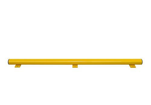 DENIOS Unterfahrschutzbalken aus Stahl, verzinkt und kunststoffbeschichtet, B 1750 mm, 271649