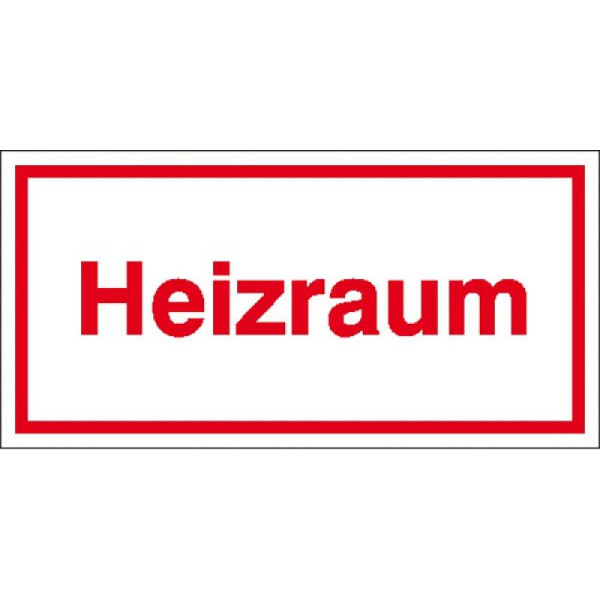 Stein HGS HGS informatiebord voor bedrijfsidentificatie, stookruimte, 200x100mm/folie, zelfklevend, 21.5045