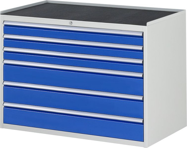 RAU ladekast serie 7000, B1145xD650xH825mm, laden: 3xH90, 3xH150mm, metalen steun, 03-XXL5.9A-MT.11