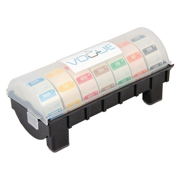 Vogue etikettenset verwijderbaar 2,5 cm met dispenser, GH474