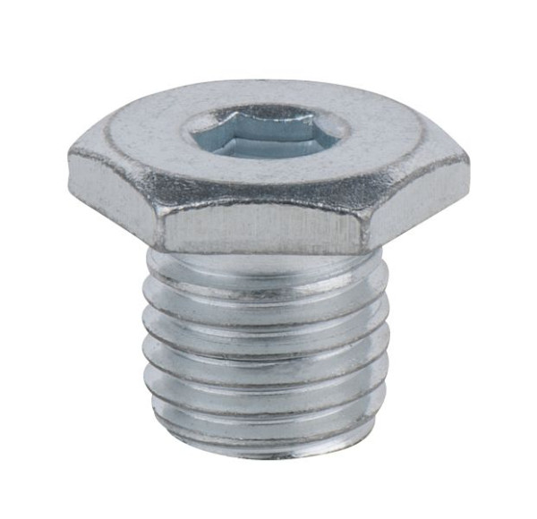 KS Tools olieaftapschroef, binnenzeskant 13 mm, M12x1,5x13,5 mm, verpakking van 10, 430.1016