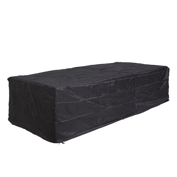 Mendler HWC-J41 hoes, dekzeil beschermhoes beschermhoes, tuinmeubelen buitentafelset 75x255x120cm, antraciet, 77647
