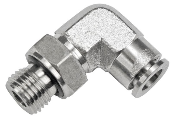 timmer BS-WEd-8-1/8-VA, haakse schroefverbinding. Afdichting: FKM, materiaal: RVS, slang-Ø: 8 mm, schroefdraad: 1/8'', VE: 10 stuks, 03218060