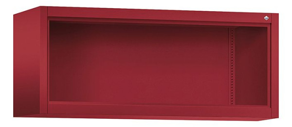 C+P opzetplank Acurado, H500xB1200xD400mm, kleur: robijnrood, 9364-000 S10016