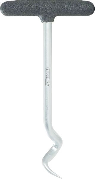 KS Tools T-greep haakgereedschap, S-vorm klein, 120 mm, 550.1074