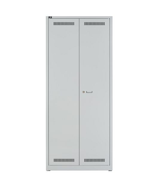 Bisley LIGHT kledingkast, multifunctionele kast 400, lichtgrijs, GL08AZ245