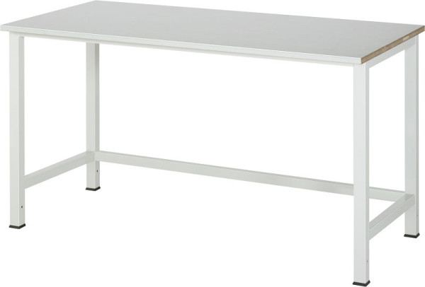 RAU werktafel serie 900, werkblad met plaatstalen bekleding, 1500x825x800 mm, 03-900-1-S25-15.12