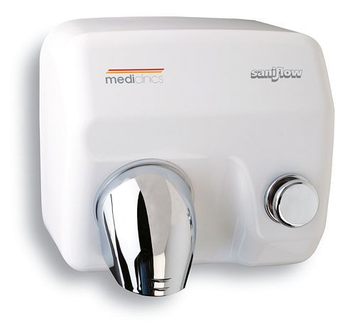 All Care Mediclinics drukknop handdroger wit, 12260