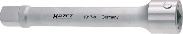 Hazet verlengstuk, hol vierkant 20 mm, vol vierkant 20 mm, aandrijving met ontgrendelbout voor penbeveiliging, afmetingen/lengte: 200 mm, 1017-8