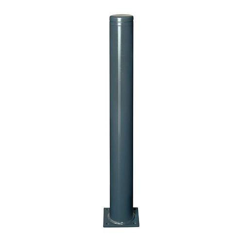 DENIOS stadspaal, vast, thermisch verzinkt gelakt, zonder ogen, voor pluggen, ∅: 108 mm, hoogte 940 mm, 310868