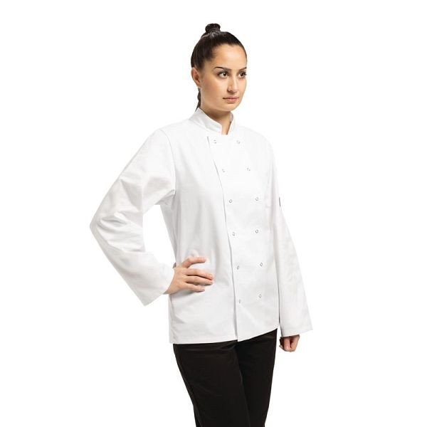 Whites Vegas koksbuis lange mouwen wit L, A134-L