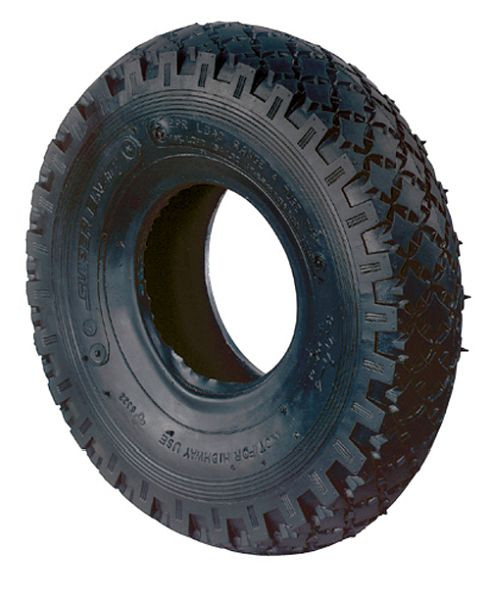 BS rolplafond, wiel-Ø 400 mm, aantal lagen Ply 4, profiel S, zwart, verpakking: 2 stuks, D50.401