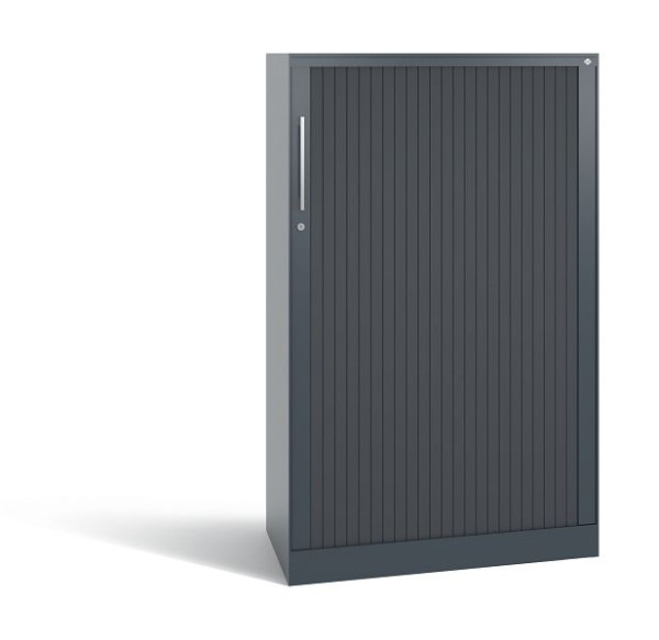C+P Rollladenschrank Asisto, H1310xB800xT435mm, Farbe: Anthrazit / Schwarzgrau, Bügelgriff, 3 OH, 143033-000 S10102