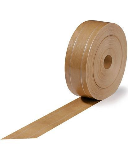 TransPak natplakband, draadversterkt, 60 mm breed x 200 m, 60 g/m2, verpakking: 8 rollen, 299543