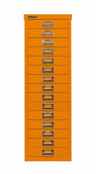 Bisley MultiDrawer ™, 39-serie, A4, 15 laden, oranje, L3915603