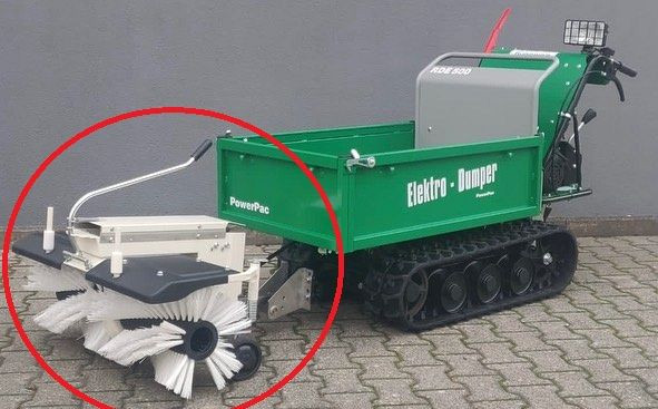 PowerPac bezem 85cm inclusief opvangbak met eigen elektromotor, RDEVP801500