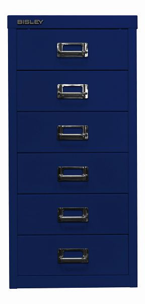 Bisley MultiDrawer™, 29-serie, DIN A4, 6 laden, oxford blauw, L296639