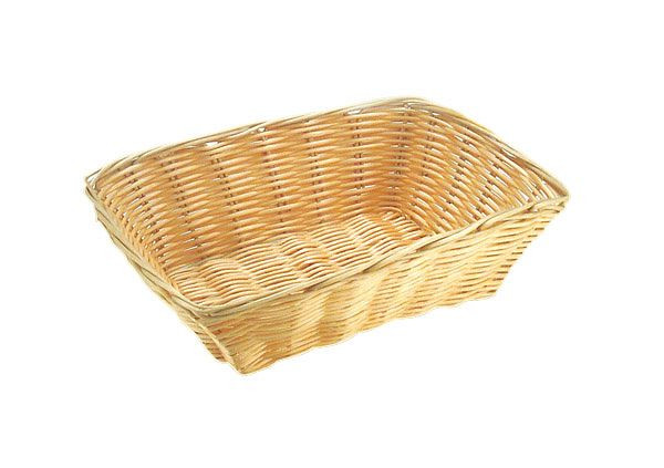 APS buffetmand, rechthoekig, 30 x 22 cm, hoogte: 7 cm, polypropyleen, lichtbeige, -BASIC-, 30286