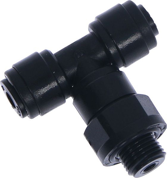 timmer B-TEd-4-1/8-KU-H2O, T-schroefkoppeling voor water, cilindrisch, slang Ø:4 mm, schroefdraad: 1/8", VE: 10 stuks, 03080327