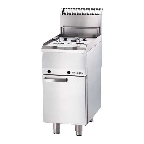 Stalgast gasfriteuse als vloermodel Serie 700 ND - dubbele friteuse 2x 7 liter, 12 kW, 400x700x850 mm, SL35122SE