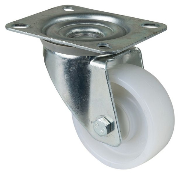 BS-rollen transportrol, wielbreedte 30 mm, wiel-Ø 80 mm, draagvermogen 155 kg, loopvlak/wiellichaam kunststof, kogellager, verpakking: 2 stuks, L400.B15.081