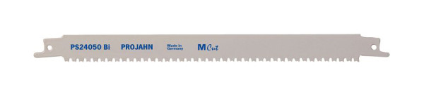Projahn reciprozaagblad PS24050 BiMetall 240mm 5TPI dubbele tang VE5, 64410