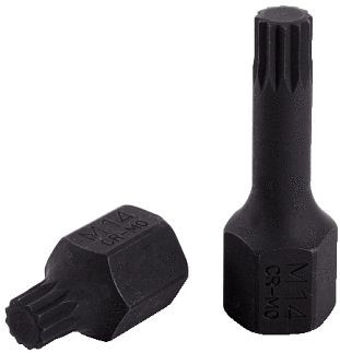 KS Tools 1/2" DUODRIVE speciale power-bitdop XZN, M14, 43 mm kort, 515.1161