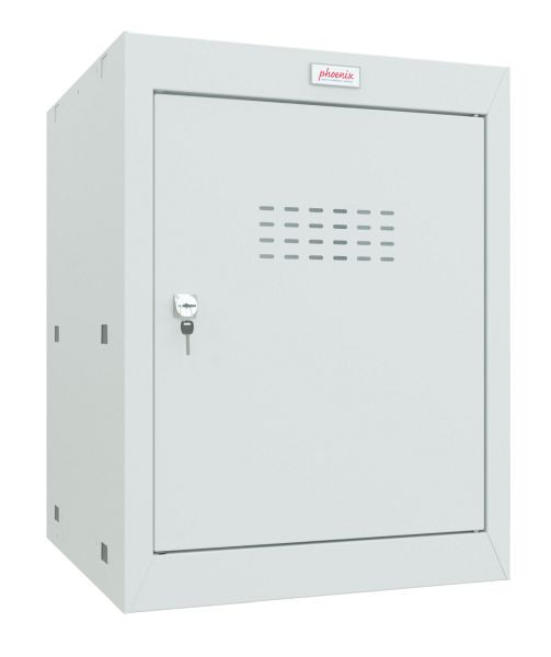 Phoenix CL-serie maat 2 kubuskast in lichtgrijs met sleutelslot, CL0544GGK