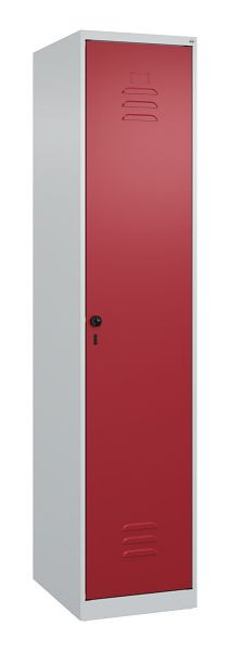 C+P luierkluis Classic PLUS, 1850x400x500mm, 7035/3003, veiligheidsdraaigrendel, 080000-12 S10001