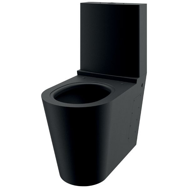 KEMMLIT toilet MONOBLOCO S21 met stortbak, mat zwart, 252.918