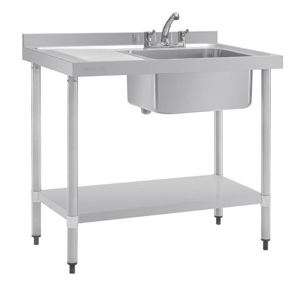 Vogue RVS spoelbak 1 spoelbak rechts 100x60cm, DY821