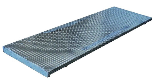 AGRIS weegplateau staal met weegbalk en display, AGW0555