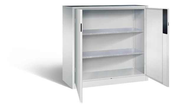 C+P gereedschapskast Acurado, H1200xB1200xD500mm, kleur: lichtgrijs, verzonken handgreep, 8531-052 S10181